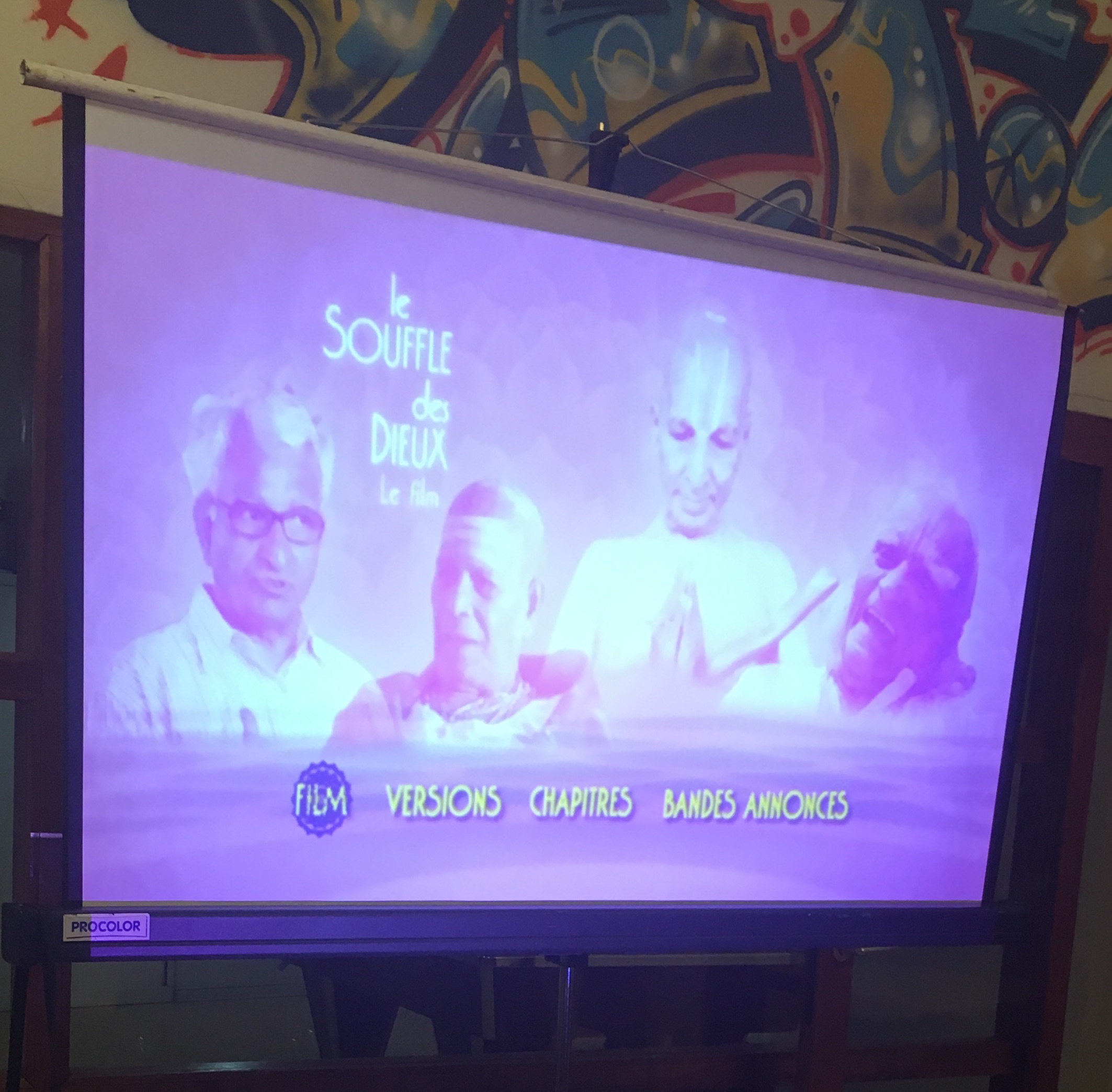 projection du film le souffle des dieux