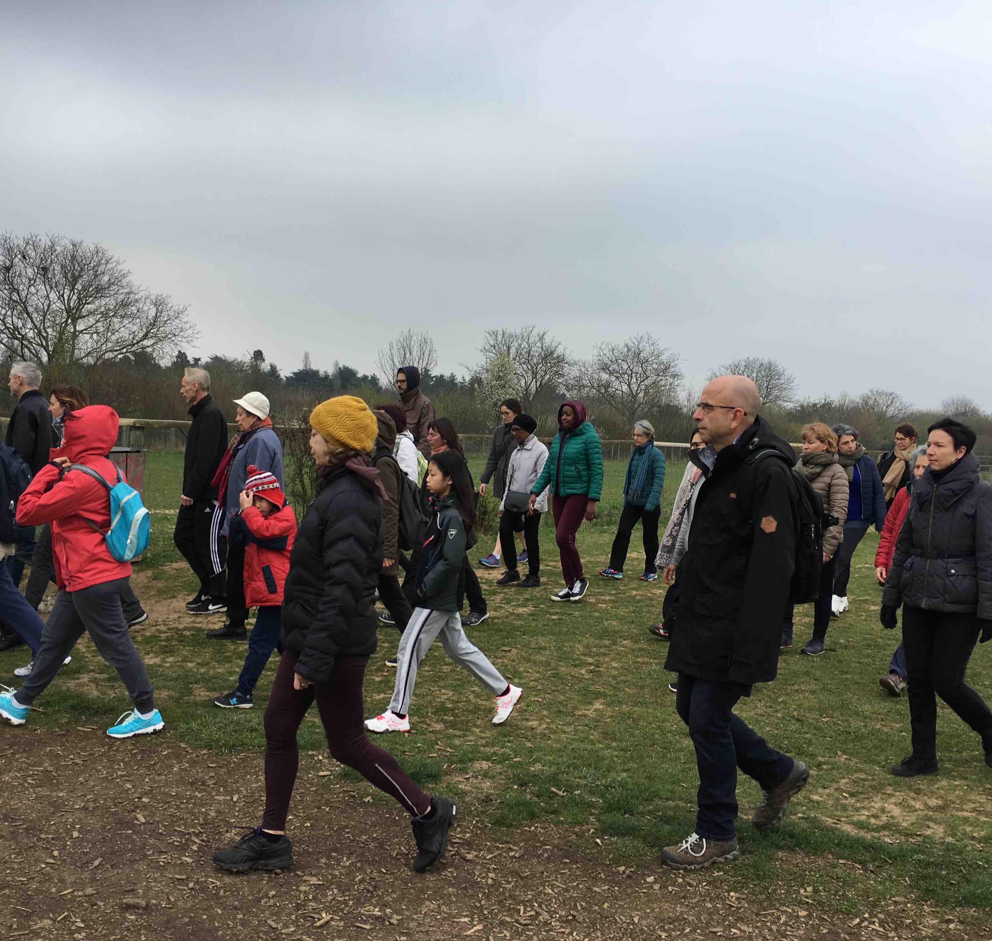 marche au parc des lilas